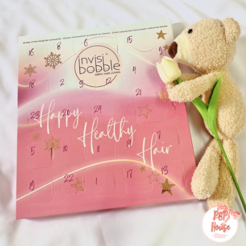 เพิ่มสต๊อก♥️ยางรัดผม invisibobble calendar เกลียว ยางมัดผม ของแท้  พร้อมส่ง  ไลฟ์โค้ดโหด 50%