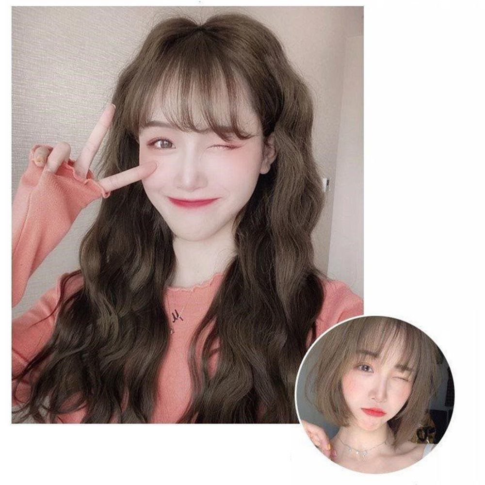 แผ่นต่อผมคลื่นน้ํา ขนาด 35 ซม. ที่มองไม่เห็น สําหรับปิดผมหงอก