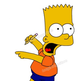 แผ่นแพทช์รีดร้อน ลาย The Simpsons ซักล้างได้ สําหรับตกแต่งเสื้อยืด มีฮู้ด DIY