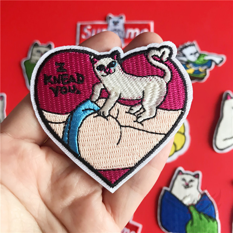แฟชั่น Brand : Ripndip แผ่นผ้าเย็บปักลาย Diy สําหรับเย็บปักตกแต่งเสื้อผ้า 1 ชิ้น