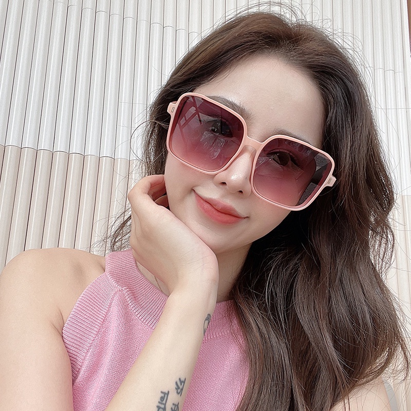 แว่นตากันแดด ป้องกันรังสียูวี แต่งไล่โทนสี สไตล์เกาหลี เรโทร สําหรับผู้หญิง และผู้ชาย