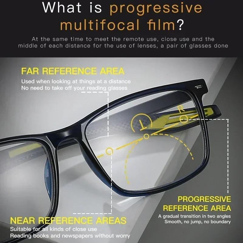 แว่นตาสายตายาว +1.0 ถึง +4.0 Bifocal สําหรับ Unisex