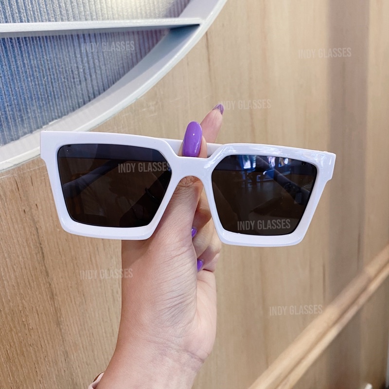 แว่นวินเทจ แว่นหลุยส์ แว่นกันแดด สีดำ สุดฮิต พร้อมส่งจากไทย TH แว่นตาวินเทจ แว่นแฟชั่น