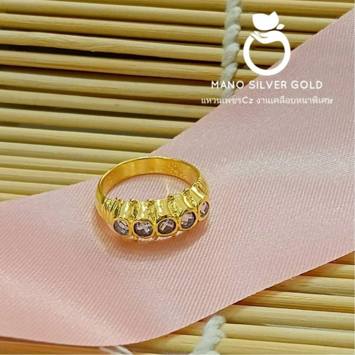 แหวน แหวนพชรซีกเพชรเรียง 066 