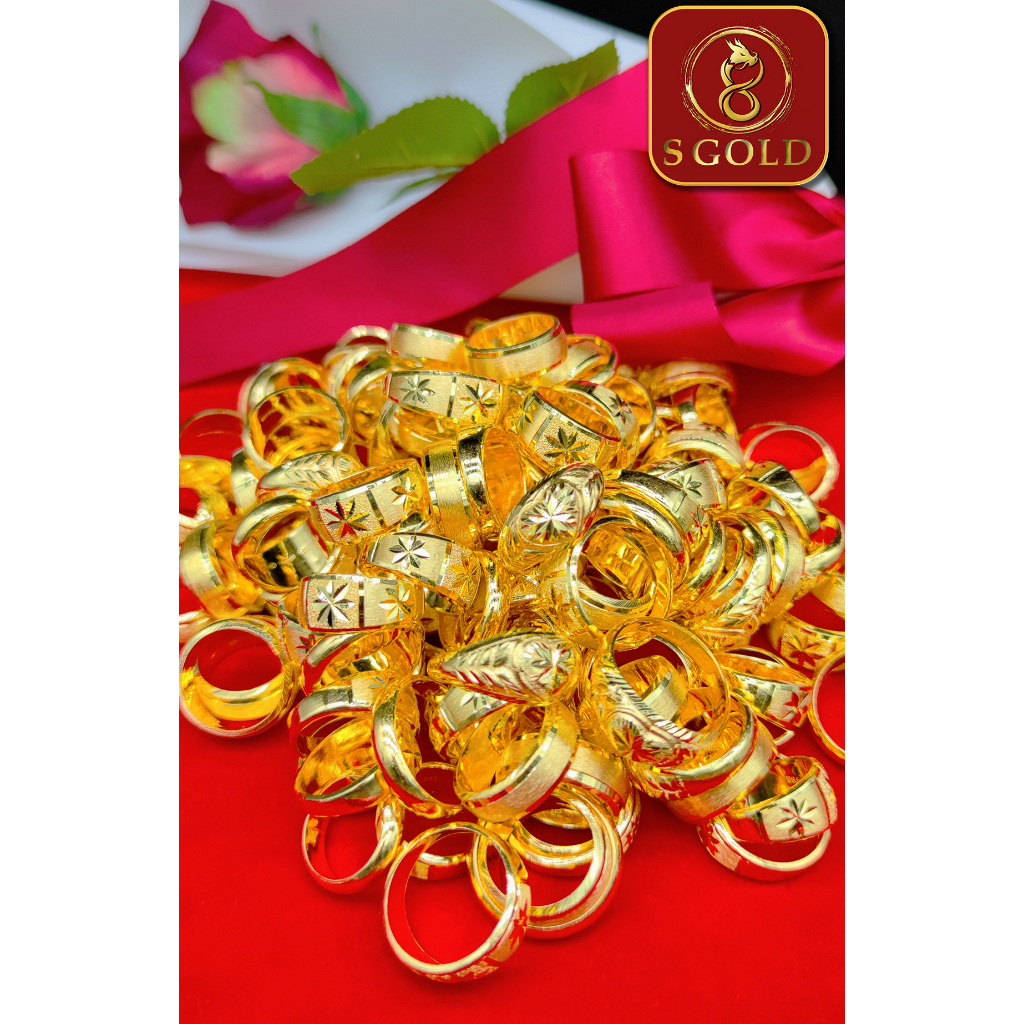 แหวนทอง ครึ่งสลึง ทองคำแท้ 96.5% ลายเปียถักใจ #GoldRing // 