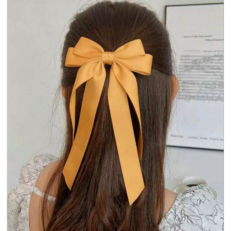 โบว์กิ๊บติดผม โบว์ริ้บบิ้น กิ๊บโบว์   มีหลายสี พร้อมส่ง