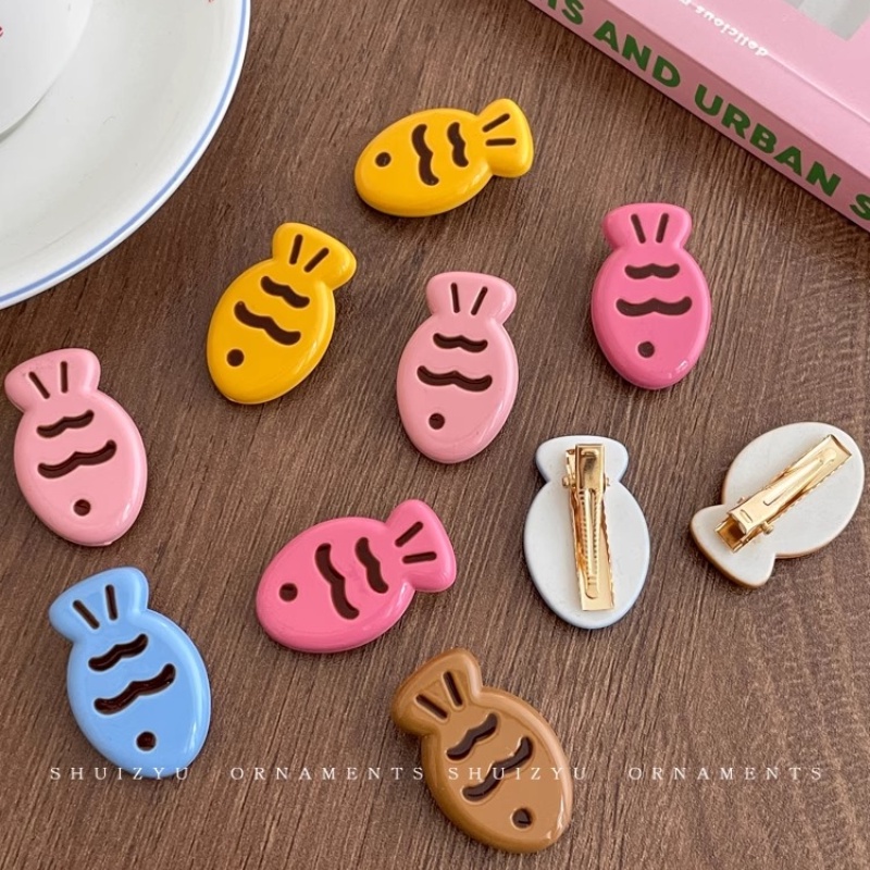 ใหม่ กิ๊บติดผมหน้าม้า ปลาน้อยน่ารัก เครื่องประดับผม แฟชั่นสําหรับผู้หญิง