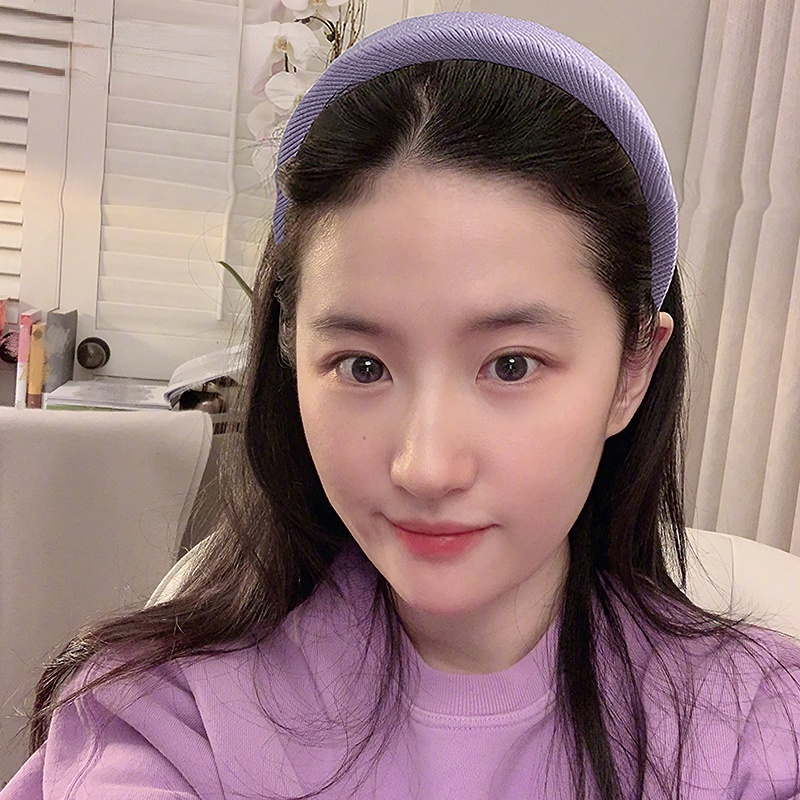ใหม่ ที่คาดผมฟองน้ําสูง สีมาการอง แฟชั่นยอดนิยม สําหรับเด็กผู้หญิง