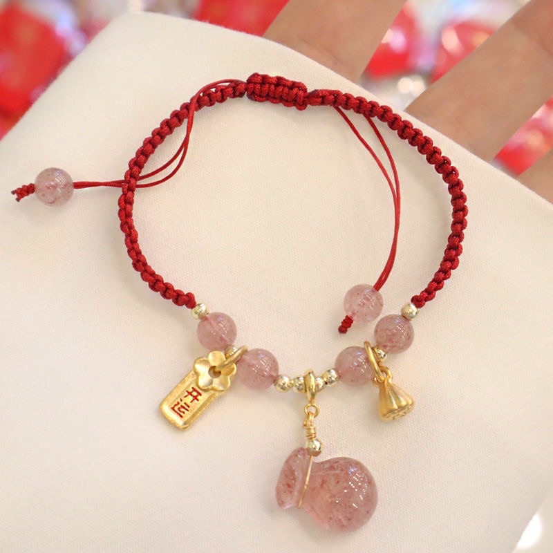 ใหม่ !!! ยอดฮิต กำไลหินหยก สีพาลเทล กำไล ด้ายถัก ด้ายแดง เสริมมงคล