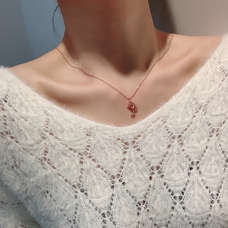 ※NZJR※ สร้อยคอ โลหะผสม จี้รูปดาว เครื่องประดับแฟชั่นสตรี
