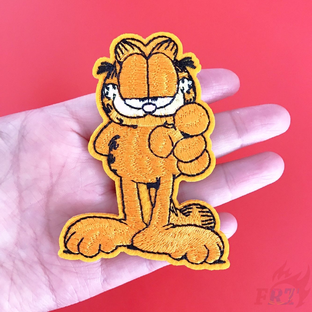 ☸ Cartoon：Garfield Patch ☸ 1Pc Cat Diy Sew On Iron On Badges Patches（Garfield - Series 02）