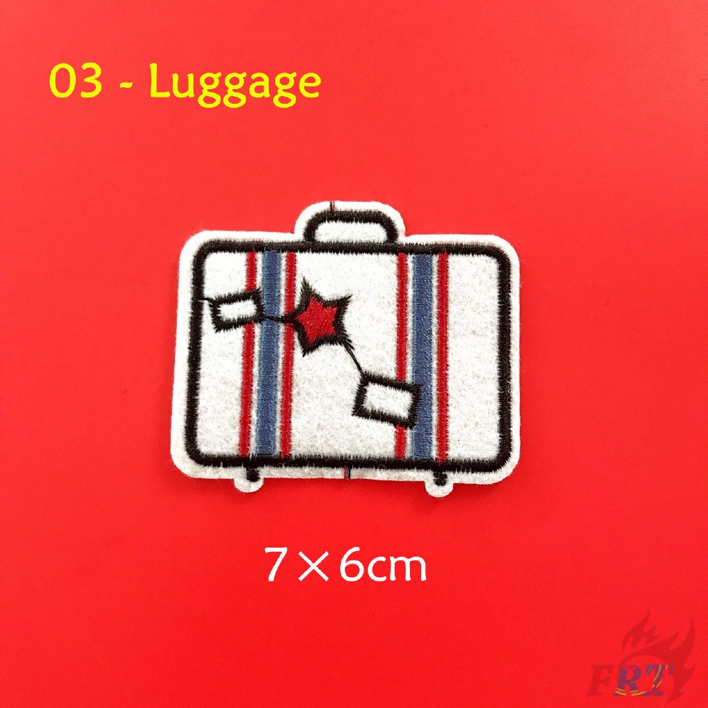 ☸ แผ่นรีดติดเสื้อ สําหรับเดินทาง ☸ แผ่นแพทช์รีดติดเสื้อ Diy จํานวน 1 ชิ้น