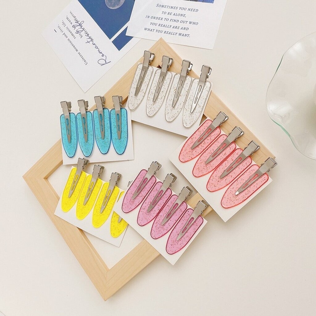✅ส่งจากไทย 5ตัว ตัวละ4บาท✅ยูทูปเบอร์ใช้กิ๊บแต่งหน้า กิ๊บติดผมไม่เป็นรอย ติดผมแต่งหน้า