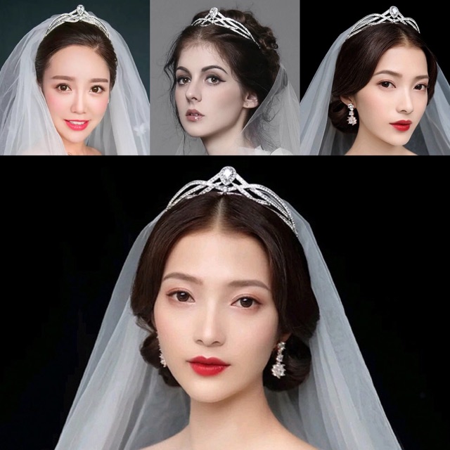 ❗️ส่งไว❗️รวมมงกุฎสวย แบบเพชร สำหรับเจ้าสาว หรือแต่งแฟนซี รูปสินค้าจริงทั้งหมด