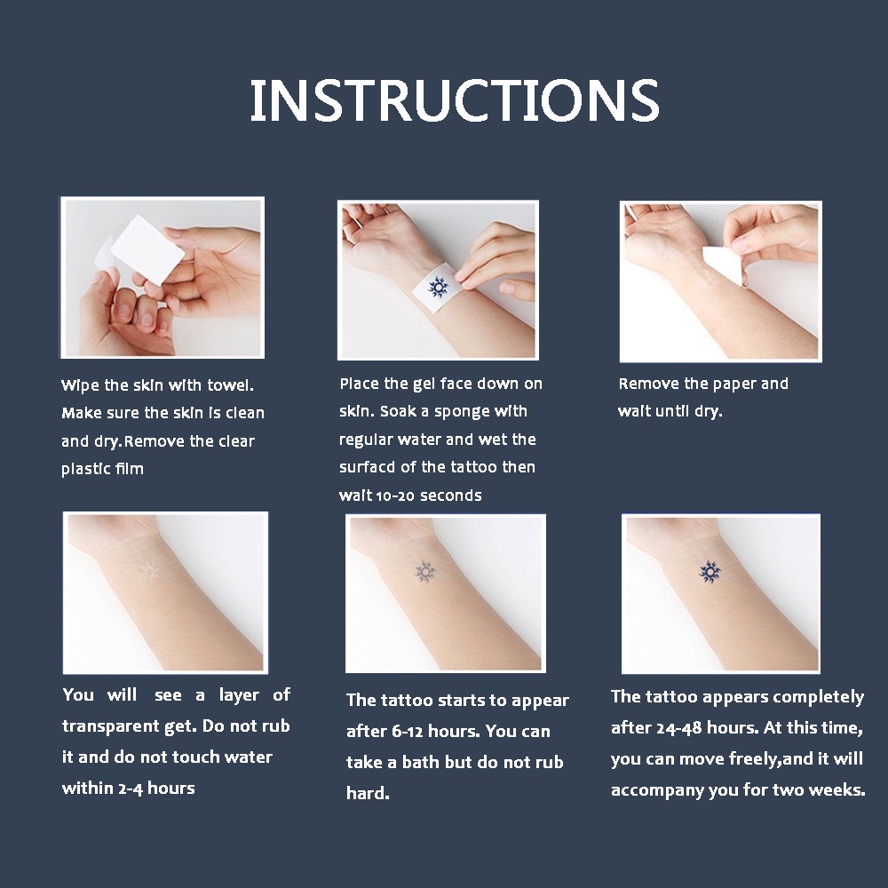 【COCO Magic tattoo】สติกเกอร์รอยสักชั่วคราว กึ่งถาวร กันน้ํา ติดทนนาน 15 วัน 18 ซม.*11 ซม.