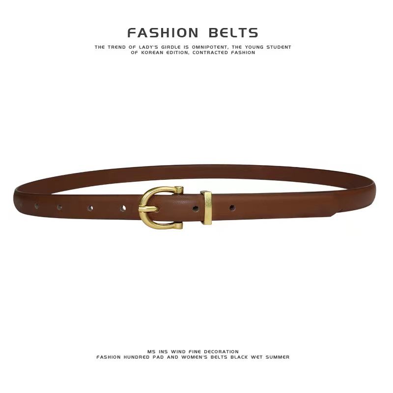 【COD & พร้อมส่ง】เข็มขัดหนังนิ่ม คุณภาพสูง แฟชั่นสําหรับผู้หญิง 3 style