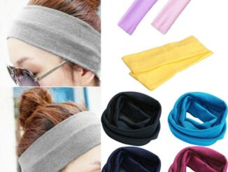 Women Sports Gym Stretchy Headband Stretch Hair Tie