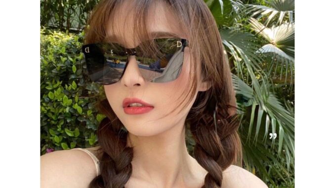 แว่นตากันแดด เลนส์ทรงสี่เหลี่ยม ขนาดใหญ่ สำหรับสตรี