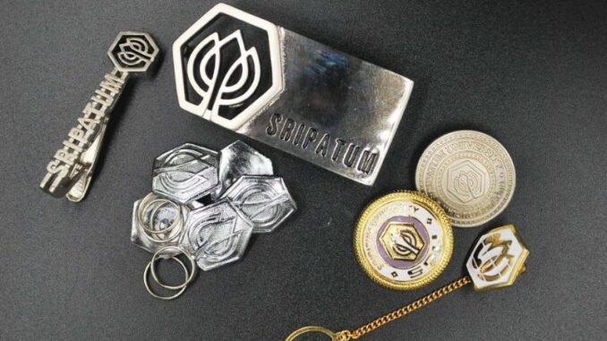 หัวเข็มขัด ม.ศรีปทุม เครื่องหมายนักศึกษา พร้อมส่งไว