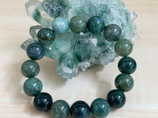 กำไลข้อมือหินนำโชค หยกเขียวรัสเซีย Green Nephrite Jade หินธรรมชาติ 100%