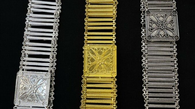Accessories เครื่องประดับชุดไทย เครื่องประดับเข็มขัดเงินรมดำ เข็ดขัดชุดไทย ราคาถูก