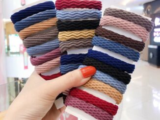 A262 สั่งขั้นต่ำ 10 ชิ้น ยางรัดผมหนานุ่ม ยืดหยุ่นดี เส้นละ 1 บาท พร้อมส่ง