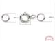 ก้ามปูพร้อมห่วงกลมเงินแท้ 925 SD32