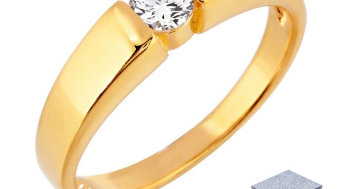 Beauty Jewelry แหวนผู้ชาย แหวนเงินแท้ 925 Silver Jewelry ประดับเพชร CZ รุ่น ฺRS2250-GG เคลือบทองแท้หนาพิเศษ