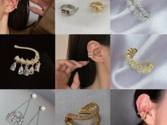 G8/ต่างหูปีนหู เกี่ยวหู งานพรีเมียม ก้านเงินแท้ นิกเกิลฟรี ear cuff