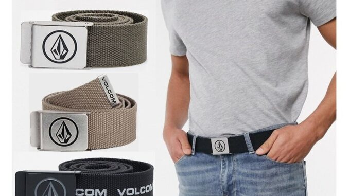 เข็มขัดผ้า Volcom Web Belt เข็มขัดแบบหัวหนีบ มี 6 สี ของใหม่ ของแท้ พร้อมส่ง เข็มขัดผ้า Volcom Web Belt เข็มขัดแบบหัวหนีบ มี 6 สี ของใหม่ ของแท้ พร้อมส่ง