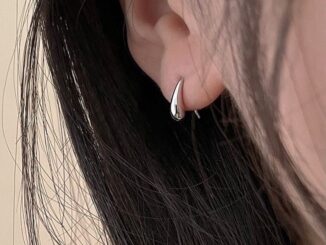 โค้ด ZQB33 ลด75.- [ราคาต่อคู่] Suwann.na ต่างหูเกี่ยว ต่างหูเงินแท้ หยดน้ำ