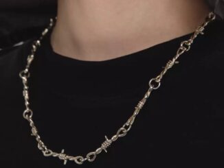 Sale สร้อยคอโซ่หนามฮิปฮอป Thorn Spike Chain Necklace พร้อมส่ง