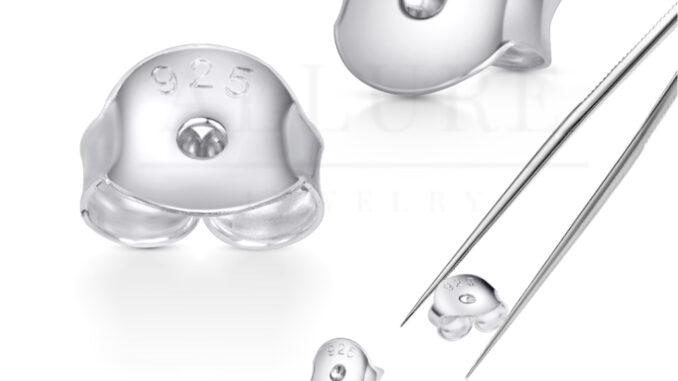 แป้นต่างหู เงินแท้ 925 ตอก925 ราคา 8 บาท/คู่ Allure Jewelry