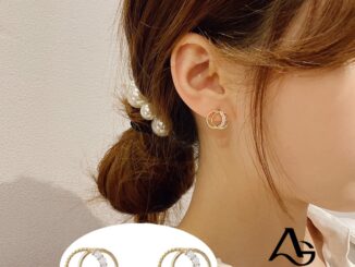 A HELLO GIRL ต่างหูเข็มเงิน 925 ประดับเพทาย ทรงกลม เรขาคณิต สไตล์เกาหลี เครื่องประดับ สําหรับผู้หญิง