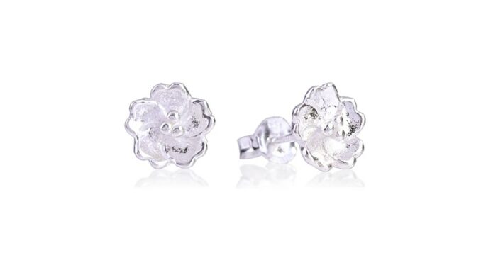 Louis Montini (Jewelry) Sterling Silver 925 Earrings ต่างหูเงินแท้ 92.5% ต่างหูผู้หญิง รูปดอกไม้ LJER05 Louis Montini (Jewelry) Sterling Silver 925 Earrings ต่างหูเงินแท้ 92.5% ต่างหูผู้หญิง รูปดอกไม้ LJER05