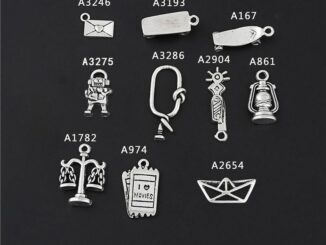 จี้หุ่นยนต์สเก็ตบอร์ด โปรเจคเตอร์ สีเงิน สไตล์โบราณ 1 ชิ้น