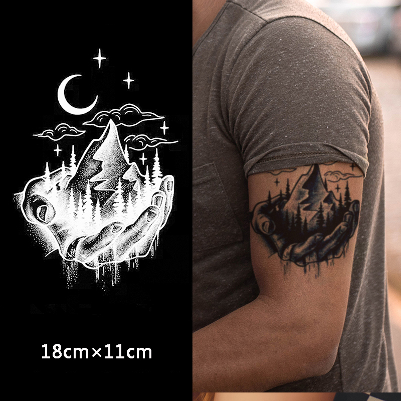 【COCO Magic tattoo】สติกเกอร์รอยสักชั่วคราว กึ่งถาวร กันน้ํา ติดทนนาน 15 วัน 18 ซม.*11 ซม.