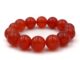 LUCKYSTONE หินสีนำโชค สร้อยข้อมือหินแท้ โทนสีแดงสด ขนาด 12 มม. by siamonlineshop