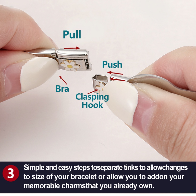 โมดูลสร้อยข้อมือ เครื่องประดับแฟชั่น สไตล์เรโทร Diy