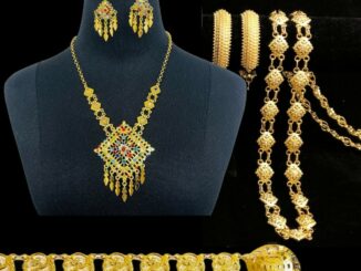 Vintage Jewelry ชุดเครื่องประดับไทย สร้อยคอ ต่างหูคลิป เข็มขัดหัวเข็มขัด สร้อยสังวาลย์