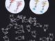 เครื่องประดับต่างหูเจาะหูแบบคลิปไม่ต้องเจาะ 20 ชิ้น