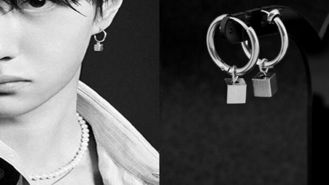 ใหม่เครื่องประดับต่างหูคลิปแฟชั่น cube drop 1 ชิ้น