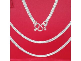 Top Silver : สร้อยคอลายสี่เสาเล็ก2mm เงินแท้92.5%