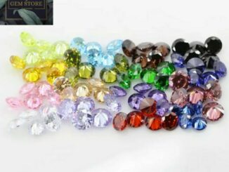 ร้านขายพลอย!!เพชรรัสเซียสีCZ Size 1.75mm เกรดสวยเลี่ยมเพชร 50เม็ด cubic zirconia size 1.75mm EXCELLENT GRADE DIAMOND CUT