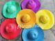หมวกพลาสติกอย่างดี พลาสติกสานสีล้วน ขนาดปีกหมวก 5 นิ้ว By Niran.hat