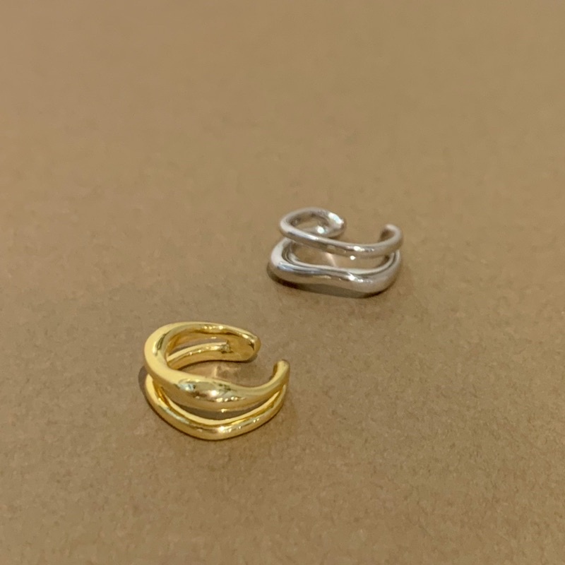 A.piece  ต่างหูเงินแท้ ต่างหูหนีบ [all silver 925] bone earcuff