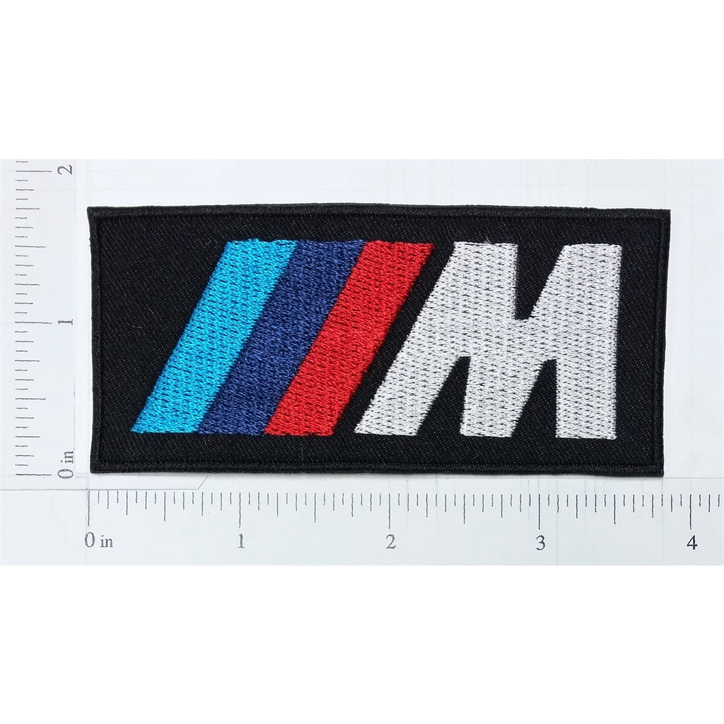 BMW Logo บีเอ็มดับบิว โลโก้ ตัวรีดติดเสื้อ เย็บติดเสื้อ อุปกรณ์ตกแต่งกาย