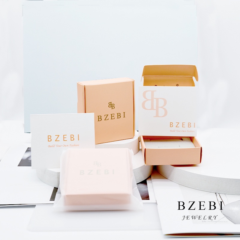 BZEBI สร้อยคอแฟชั่น สแตนเลส เรียบๆจี้ดอกไม้ เครื่องประดับ 18k สีทอง สําหรับผู้หญิง 1163n