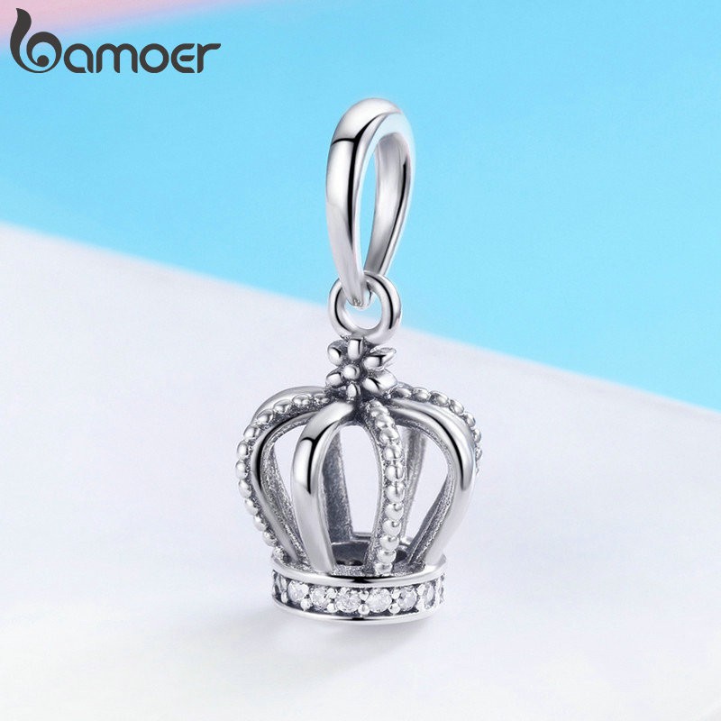 Bamoer สร้อยข้อมือ และสร้อยคอ เงินแท้ 100% 925 DIY SCC240