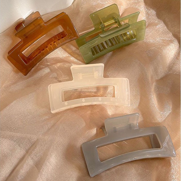 C37 กิ๊บอะคริลิก คลิปหนีบผม ขนาดใหญ่ เครื่องประดับผม  พร้อมส่ง